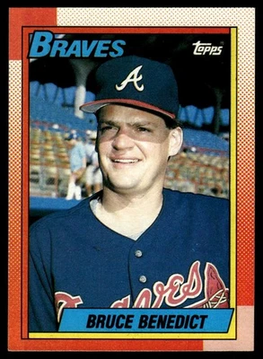 1990 Topps #583 Bruce Benedict - Image 1 of 2