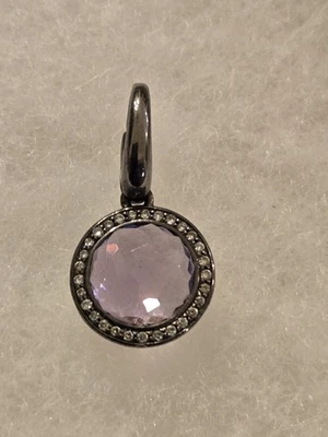 Colgante con dije de piruleta amatista púrpura diamantes plata esterlina IPPOLITA  Foto 1 de 3