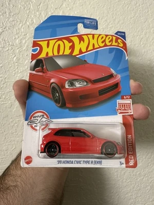 HW 25 **Target Exclusive** Red Edition 2022 - 99 Honda Civic Type R [EK9]  - Image 1 of 2
