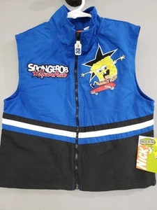 NEW Vintage Y2K Nickelodeon Spongebob Squarepants Vest size 4 - 2005 - Picture 1 of 7