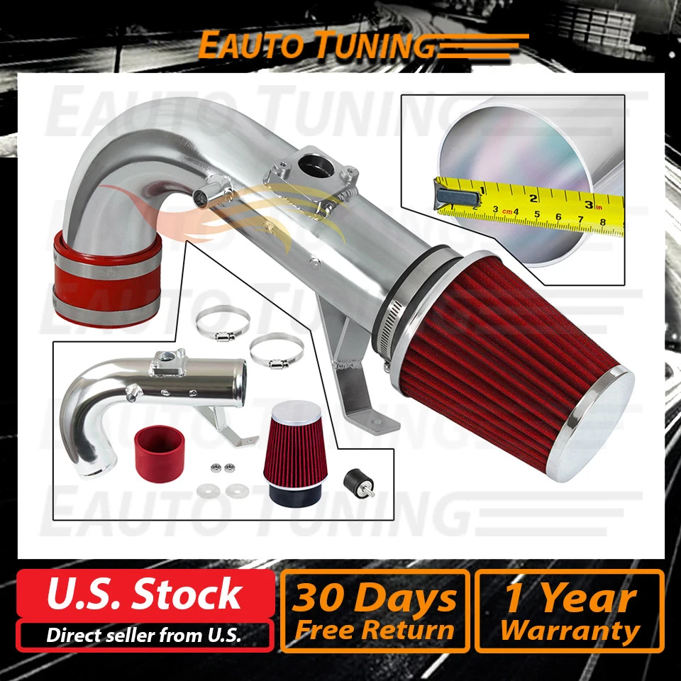 Kit de admisión de aire Ram corta + filtro rojo para Scion tC Coupé 2011-2016 2,5 L L L4 Foto 1 de 4