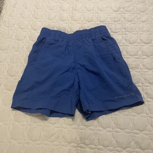 Columbia Pfg Swim Shorts Boys Lined Inside Blue Size XXS Omni-Shade - Picture 1 of 8
