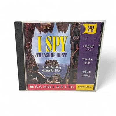 I SPY Treasure Hunt Scholastic PC CD ROM Game Language Arts Thinking Skills - Image 1 of 3
