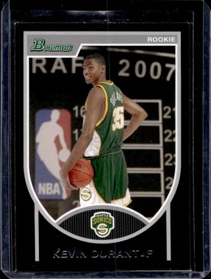 Bowman Kevin Durant RC 2007-08 novato novato #1342/2999 SuperSonics Foto 1 de 2