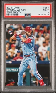 2024 Topps True Photo Weston Wilson SSP RC Rookie PSA 9 - Picture 1 of 2