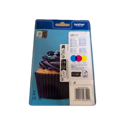 BROTHER LC-123 Tinta ORIGINAL, CIAN, Magenta, Amarillo, DCP-J4110DW - MFC-J4410D - Bild 1 von 3