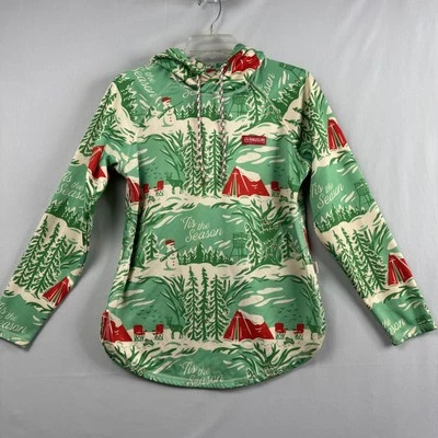 Sudadera con capucha Magellan Outdoors para mujer talla S boyfriend calce vacaciones de Navidad Foto 1 de 4