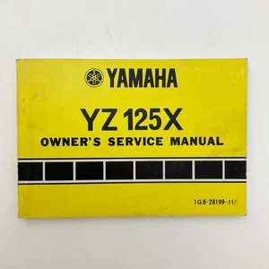 1975 Yamaha YZ125X Owner's Service Manual Softcover Book Motorcycle Maintenance - Picture 1 of 22