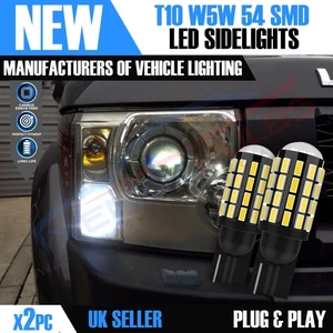 501 Super Bright White T10 W5W LED 54 3014 SMD 194 Canbus ERROR FREE SMD lights - Picture 1 of 8