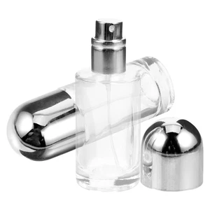 2 Pezzi Bottiglia Profumo Viaggio Vetro Atomizzatore Campione Profumo Bottiglie - Foto 1 di 12