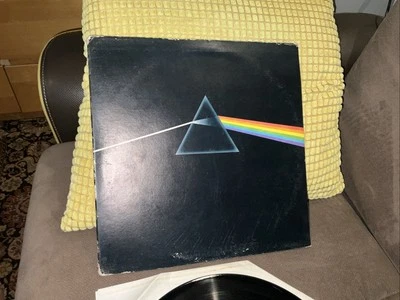 US LA Pressing** Pink Floyd "Dark Side of the Moon" (1973) Harvest LP  VG+ - Image 1 of 4