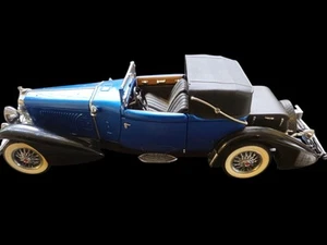 Vintage Franklin Mint 1933 Duesenberg J Victoria diecast Blue 1:24 scale NM Mint - Picture 1 of 6
