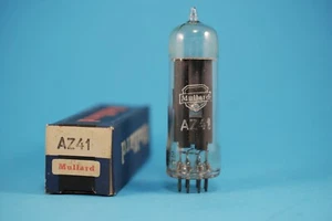 Mullard AZ41 NOS Neu in OVP getestet Vollwellengleichrichter Netzteil Röhrenventil - Bild 1 von 8
