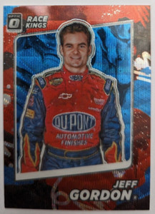 2022 Donruss Racing Jeff Gordon Optic Race Kings Carolina Blue Wave Parallel #1