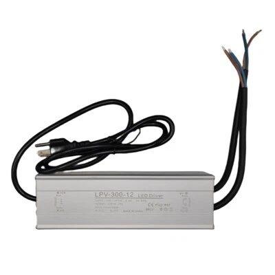 60-400W Waterproof Transformer Power Supply Adapter LED Driver for LED Strip USA - Image 1 of 4