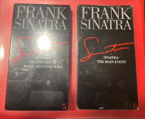 2 Frank Sinatra vhs Tapes Vtg Concert #5 And #6 Main Event Sealed Warner Bros. - Bild 1 von 6