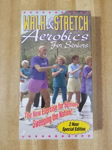 WALK & STRETCH AEROBICS FOR SENIORS VHS NEW FACTORY SEALED - Bild 1 von 4