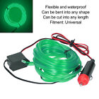 Green 5m/16.4ft Auto LED Strip Cigarette Lighter Drive Luminous Ambient Car In✧