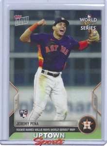 Jeremy Peña - 2022 MLB TOPPS NOW® Card 1161 - WORLD SERIES MVP - Bild 1 von 2