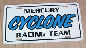 Mercury CYCLONE RACING Team License plate tag 1964 1965 1966 1967 1968 69 Comet - Picture 1 of 2