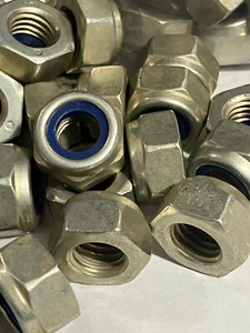 Tuerca de tapa de válvula (8 mm Nylock) OEM 900-084-014-02 / 900 084 004 03 ( 100 tuercas ) - Imagen 1 de 3