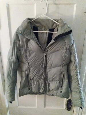 Chaqueta de plumón Calvin Klein - para mujer talla M - gris acolchado - cremallera completa  Foto 1 de 4