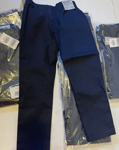 navy blue boy pants for school modern style flat front size number 4. - Picture 1 of 9