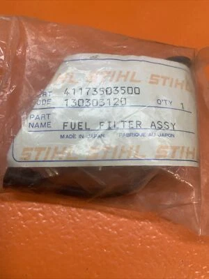 OEM STIHL FS50 FS65/AV FS90/AV GAS FUEL LINE HOSE & FILTER 4117 350 3500 B60 - Image 1 of 3