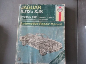 Vintage Jaguar Shop Service Manual 1972-1985 XJ12 / XJS Models Used Book - Picture 1 of 1