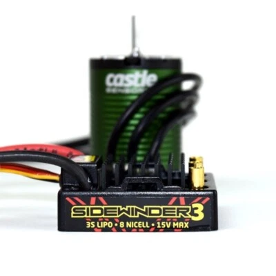 Castle SV-3 Sidewinder 1/10 BL Combo 2-3S LiPo - Motor 1406-7700KV - 010-0115-08 - Bild 1 von 2