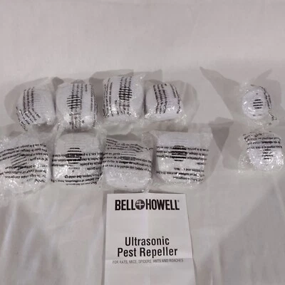 Bell & Howell Repelente Ultrasónico Blanco Plagas 10 PC Nuevo Foto 1 de 4