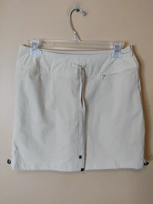 Saia feminina Green Tea S - 28"L x 3.5"I cor bronzeada laços laterais com zíper na cintura - Imagem 1 de 4