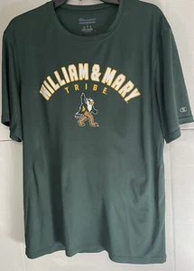 Champion Herren-T-Shirt William & Mary Tribe grün Größe Large - Bild 1 von 5