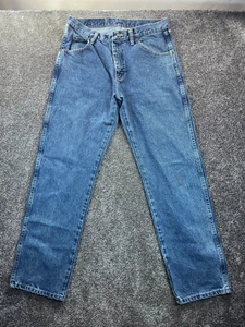 Wrangler Jeans Mens 32x30 Regular Fit Cotton 5 Design Pocket Blue - Picture 1 of 11