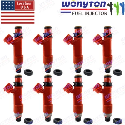 8x Fuel Injectors For 2000-2004 Toyota Tundra & Lexus 4.7L V8 23250-50040 - Изображение 1 из 4