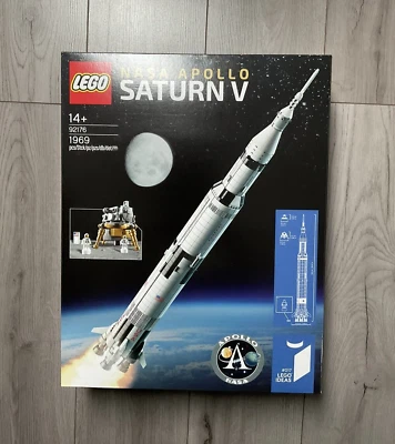 Lego Ideas NASA Apollo Saturn V set 92176 - New/Sealed - Retired - Image 1 of 2