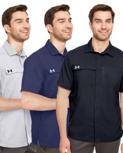 Under Armour - Camisa Tejida Motivate Coach - 1351360, Acabado Resistente a las Manchas, PAPÁ - Imagen 1 de 8