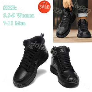 Men's Ankle Boot Tie Boot Fashion Shoes for Women Mens Unisex Size 5.5-11 - Picture 1 of 24