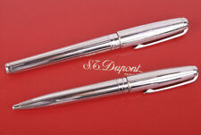 ST Dupont Platinum Ballpoint & Fountain Pen Palladium 18K pre-owned w/Box