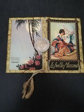 F14 calendarietto barbiere 1934 LE BELLE MUSME' salone DI GIOVANNI Palermo