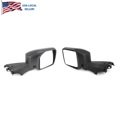 for 2021- 25 Ford Bronco front door mirror with blind spot black 2pc set OEM - Image 1 of 4