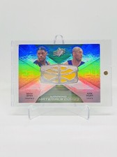 LEBRON JAMES KOBE BRYANT GAME WORN 08-09 UPPER DECK SP WINNING MATERIALS🐐🐐🔥🔥