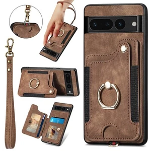 Magsafe Hand Strap Case For Google Pixel 9 Pro XL 8 Pro 7A 6A Card Stand Cover - Picture 1 of 30