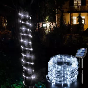 Solar Rope Light Waterproof Outdoor LED Fairy String Light for Party Garden UK - Picture 1 of 12