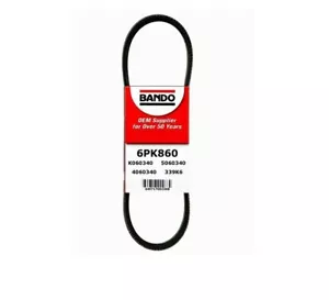 Serpentine Belt-INCHES Bando 860K6 Fits Ranger 3.0L - Picture 1 of 7