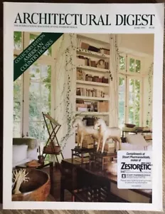 Architectural Digest Magazine Issue June 1991 Mary Tyler Moore Home Interior - Picture 1 of 3