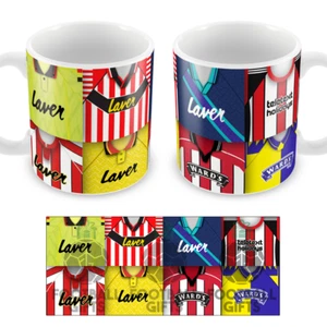 Sheffield Utd Retro Shirts Classic Kits Montage Mug Cup Great Gift Top Quality - Picture 1 of 1