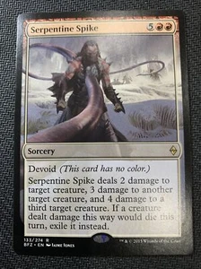 Serpentine Spike (133/274) - Battle for Zendikar - Rare - Magic The Gathering - Picture 1 of 2