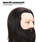 Salon Male Mannequin Head Human Hair Practice Hairdressing Training Head For SDS