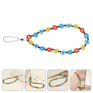 Corde Téléphone Portable Anti-perte Sangle Poignet Perle Lanière Mobile - Zdjęcie 1 z 12